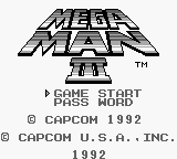 Megaman III (USA) Title Screen